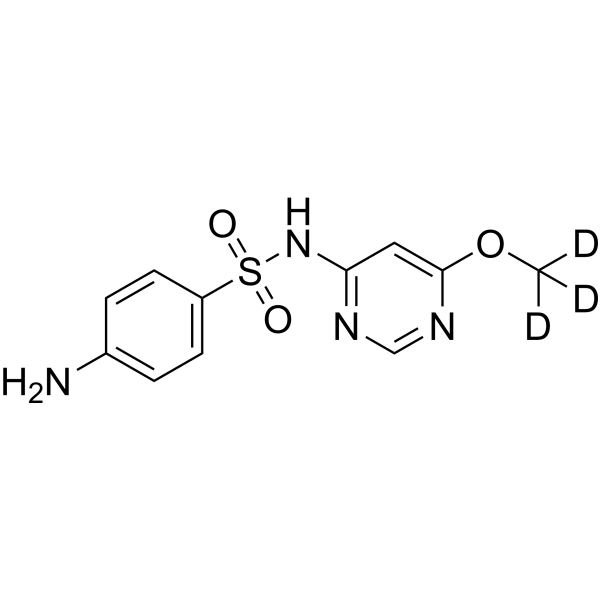 Sulfamonomethoxine-d<sub>3</sub>-1 Chemical Structure