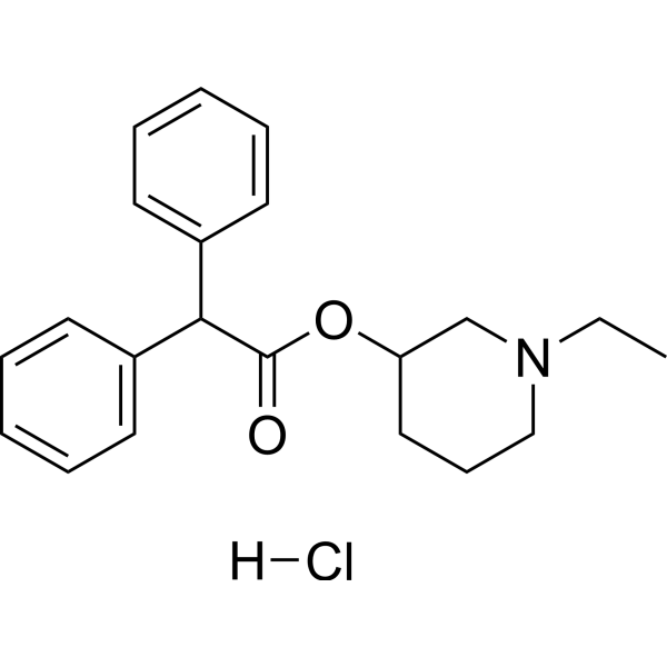 Piperidolate hydrochloride Chemical Structure