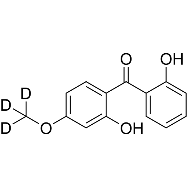 Dioxybenzone-d<sub>3</sub> Chemical Structure