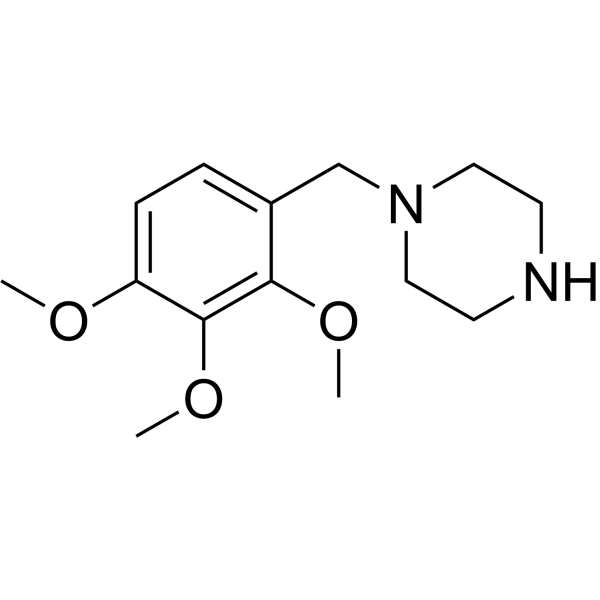 Trimetazidine Chemical Structure