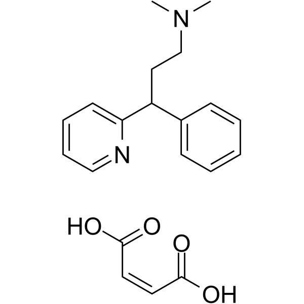 Pheniramine Maleate Chemical Structure