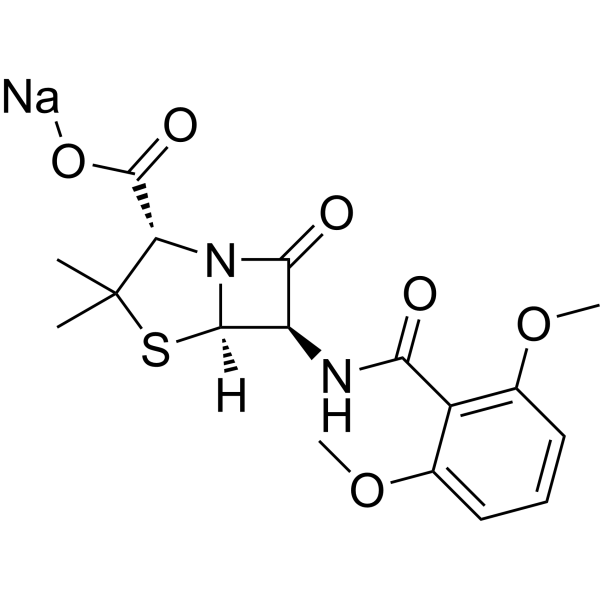 Methicillin sodium salt Chemical Structure