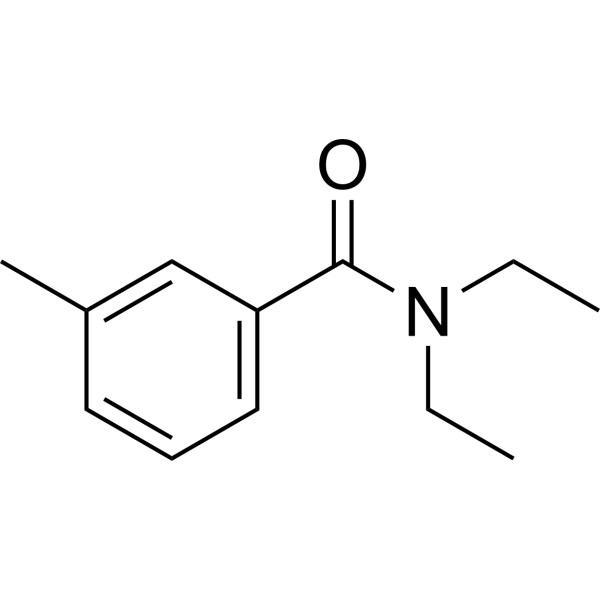 Diethyltoluamide Chemical Structure