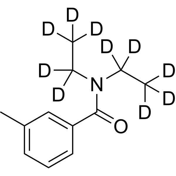 Diethyltoluamide-d<sub>10</sub> Chemical Structure