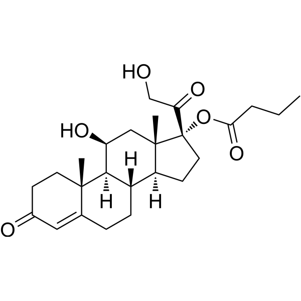 Hydrocortisone 17-butyrate Chemical Structure