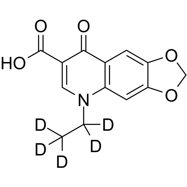 Oxolinic acid-d5 Chemical Structure