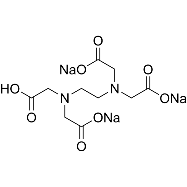 Ethylenediaminetetraacetic acid trisodium salt Chemical Structure