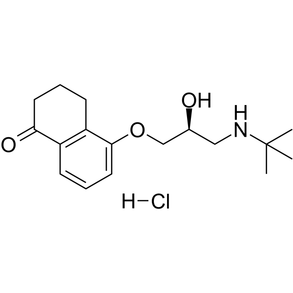 Levobunolol hydrochloride Chemical Structure