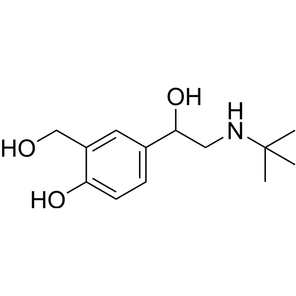 Salbutamol (Standard) Chemical Structure
