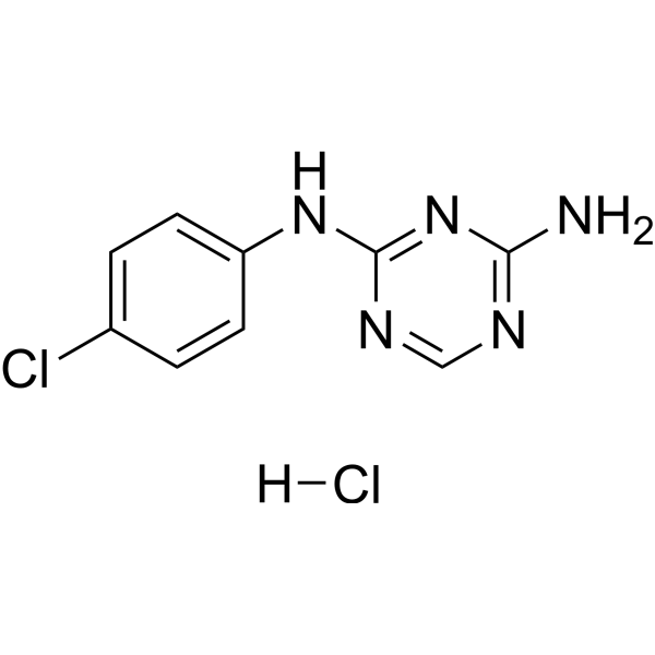 Chlorazanil hydrochloride Chemical Structure
