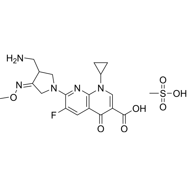 Gemifloxacin mesylate
