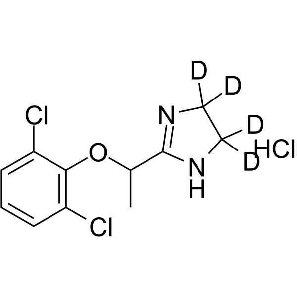 Lofexidine-d<sub>4</sub> hydrochloride Chemical Structure