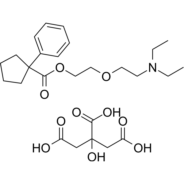 Pentoxyverine citrate Chemical Structure