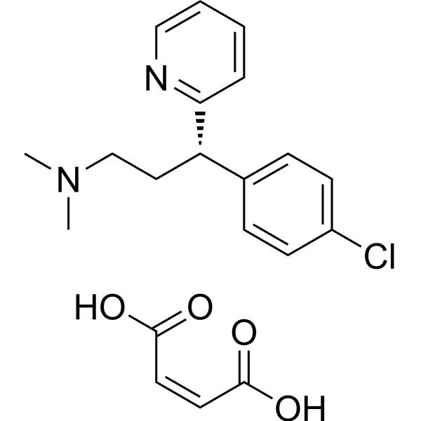 Dexchlorpheniramine maleate (Standard) Chemical Structure