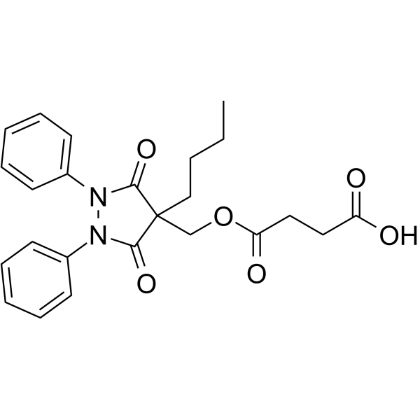 Suxibuzone Chemical Structure