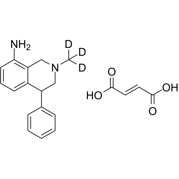 Nomifensine-d<sub>3</sub> maleate Chemical Structure