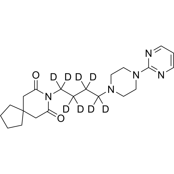 Buspirone-d<sub>8</sub> Chemical Structure