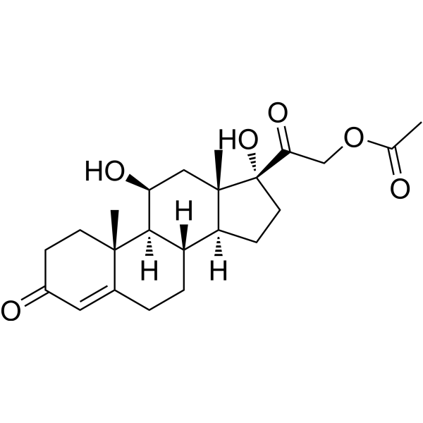 Hydrocortisone acetate Chemical Structure