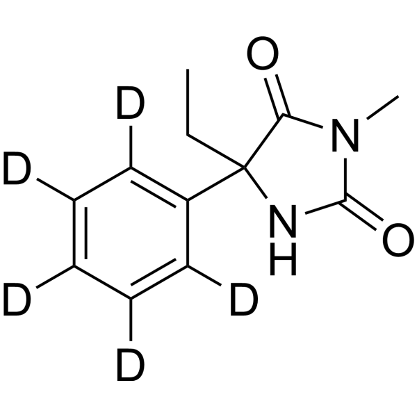 Mephenytoin-d<sub>5</sub> Chemical Structure