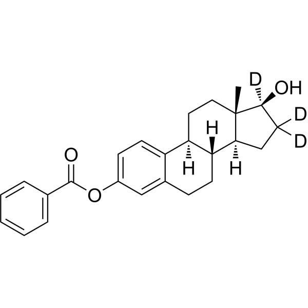 Estradiol benzoate-d<sub>3</sub> Chemical Structure