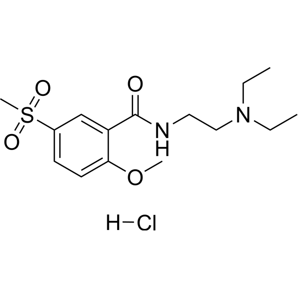 Tiapride hydrochloride Chemical Structure