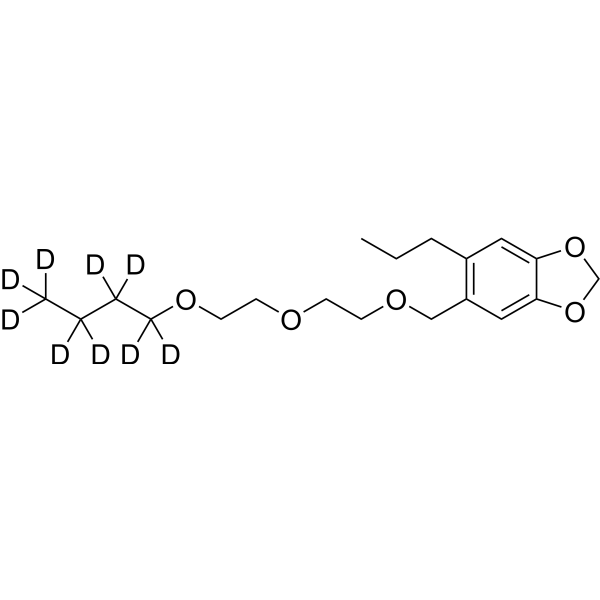 Piperonyl butoxide-d<sub>9</sub> Chemical Structure