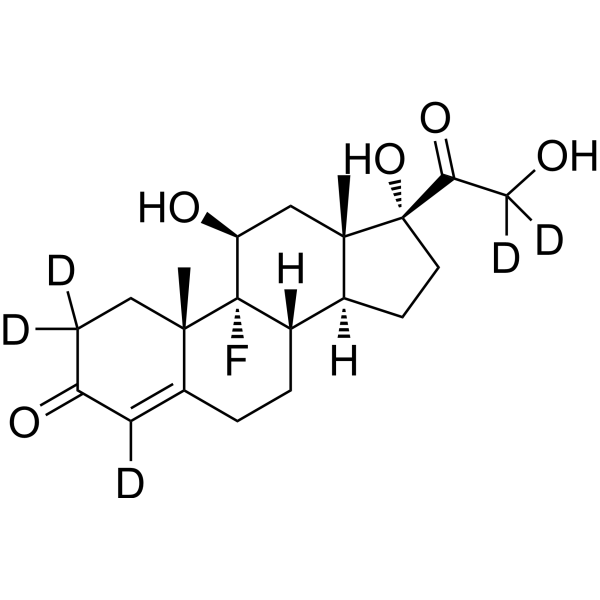 Fludrocortisone-d<sub>5</sub> Chemical Structure