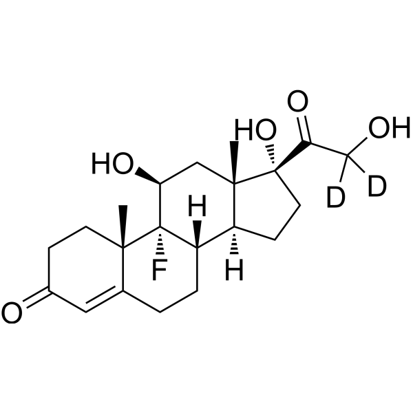 Fludrocortisone-d<sub>2</sub> Chemical Structure