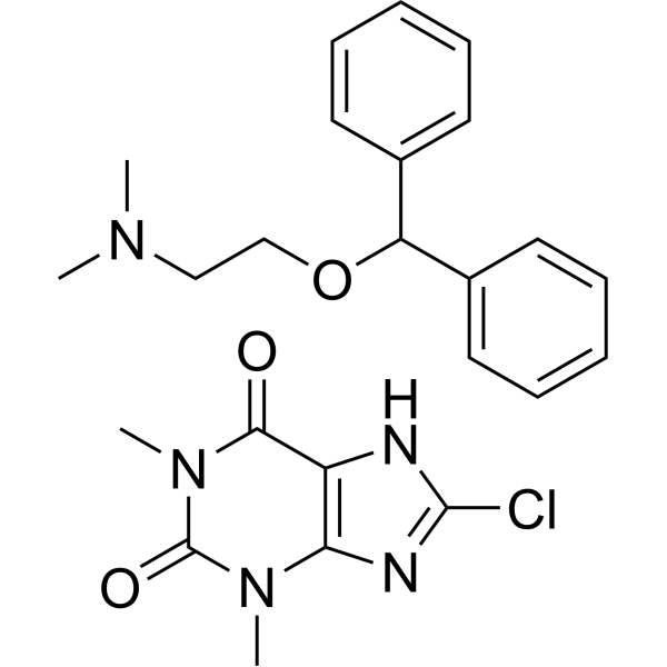 Dimenhydrinate Chemical Structure