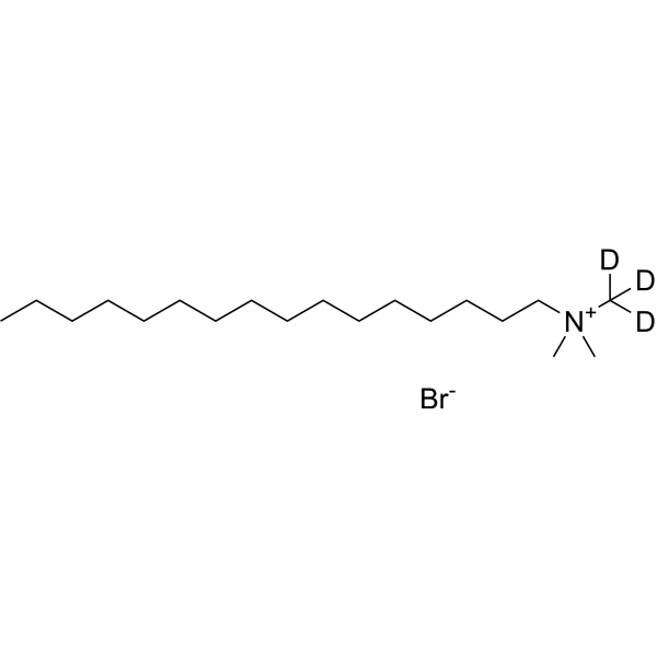 Cetrimonium-d<sub>3</sub> bromide Chemical Structure