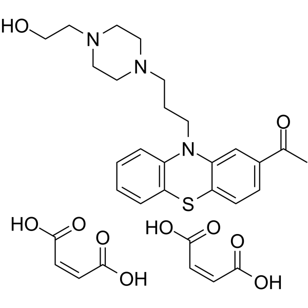 Acetophenazine dimaleate Chemical Structure
