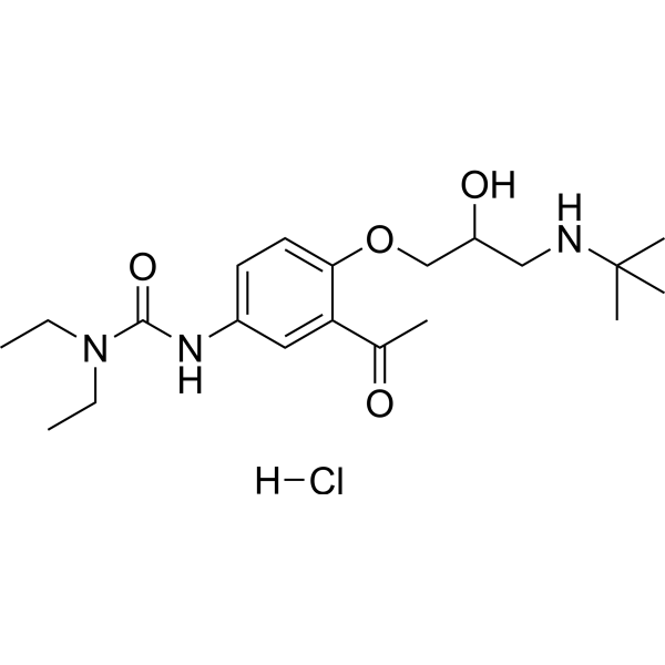 Celiprolol hydrochloride Chemical Structure