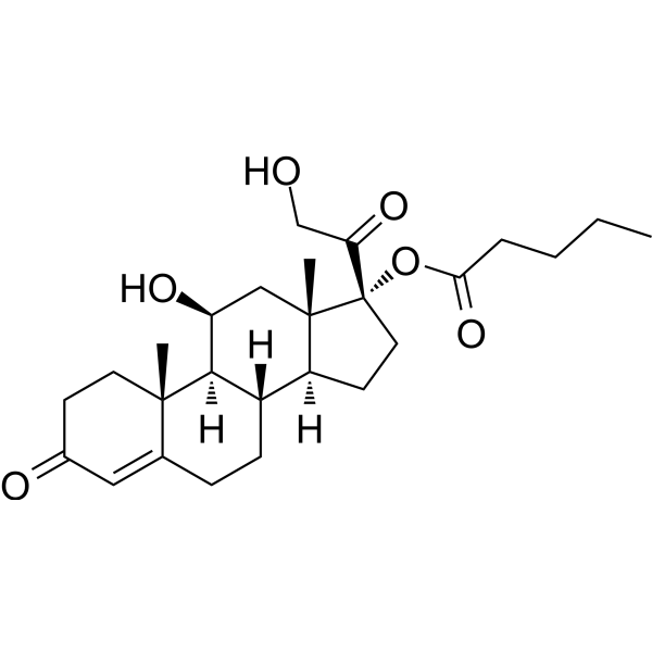 Hydrocortisone 17-valerate Chemical Structure