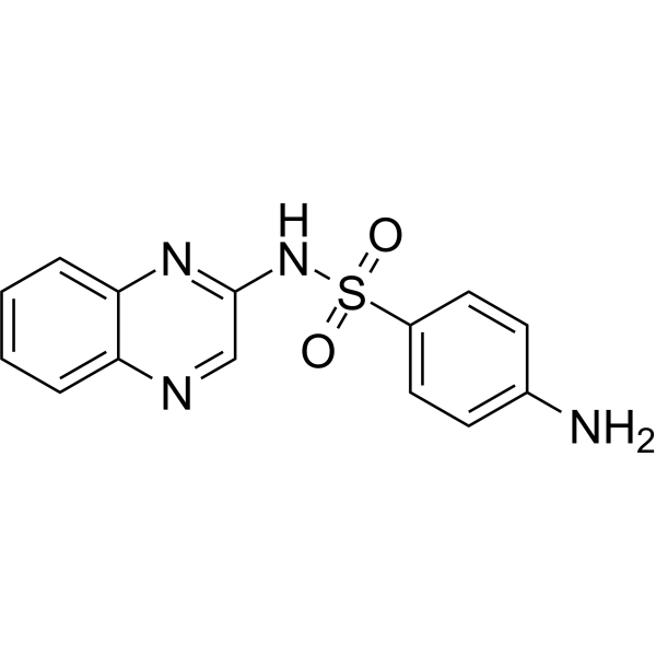 Sulfaquinoxaline Chemical Structure