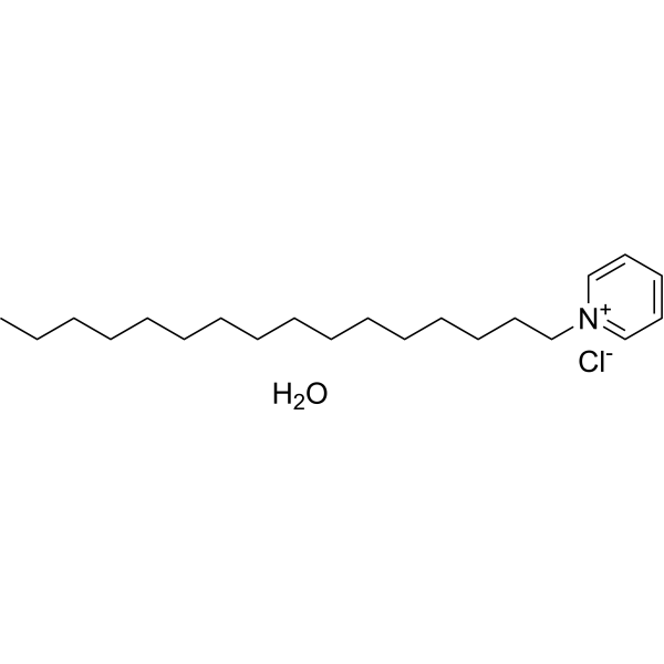 Cetylpyridinium chloride monohydrate Chemical Structure