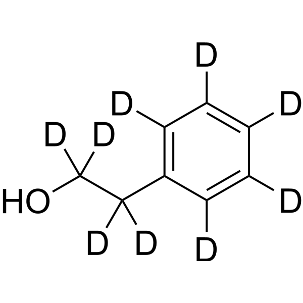 2-Phenylethanol-d<sub>9</sub> Chemical Structure