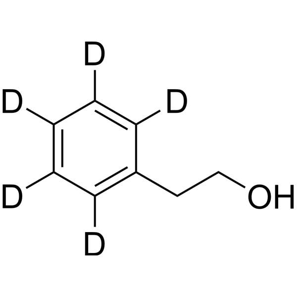 2-Phenylethanol-d<sub>5</sub> Chemical Structure