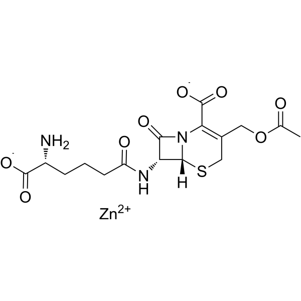 Cephalosporin C zinc salt Chemical Structure