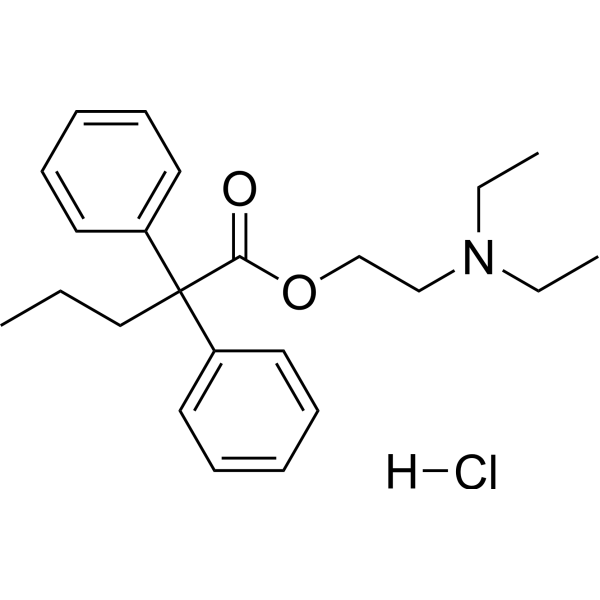 Proadifen hydrochloride Chemical Structure