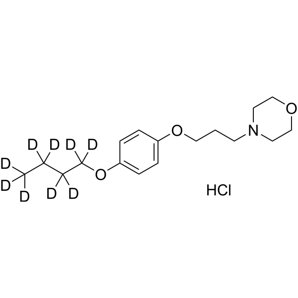 Pramocaine-d<sub>9</sub> hydrochloride Chemical Structure