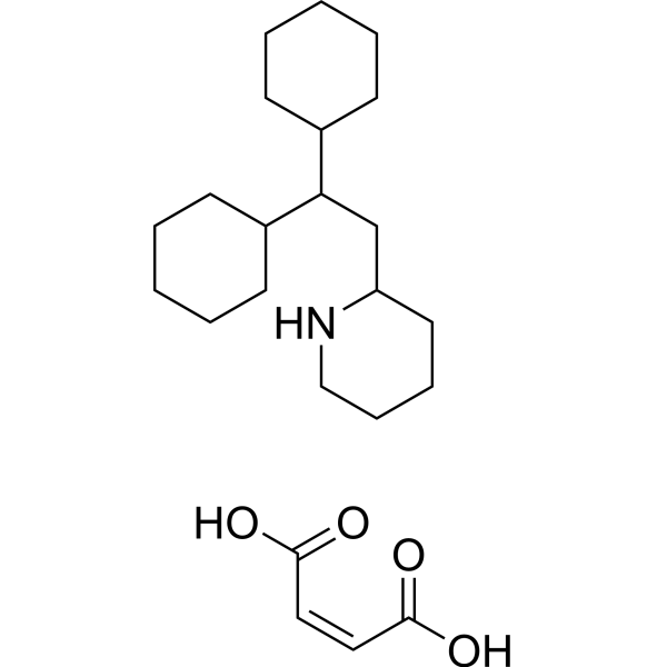 Perhexiline maleate Chemical Structure