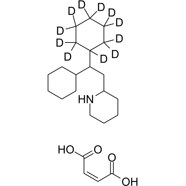 Perhexiline-d<sub>11</sub> maleate Chemical Structure