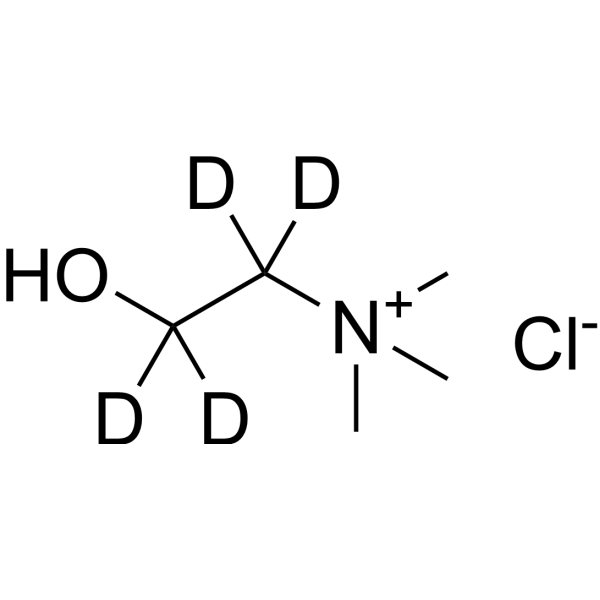 Choline-d<sub>4</sub> chloride Chemical Structure
