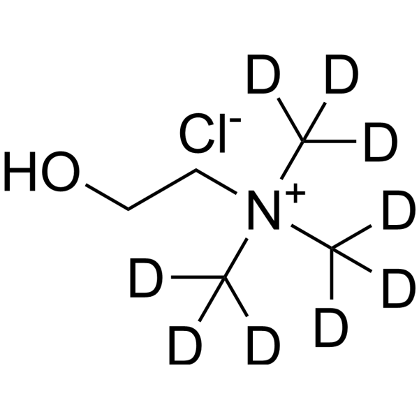 Choline-d<sub>9</sub> chloride Chemical Structure