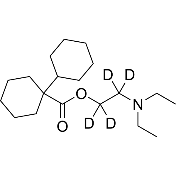 Dicyclomine-d<sub>4</sub> Chemical Structure