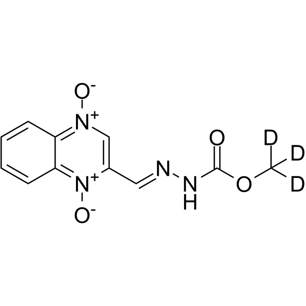 Carbadox-d<sub>3</sub> Chemical Structure