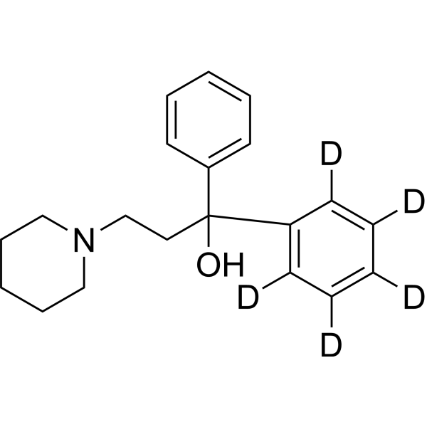 Pridinol-d<sub>5</sub> Chemical Structure