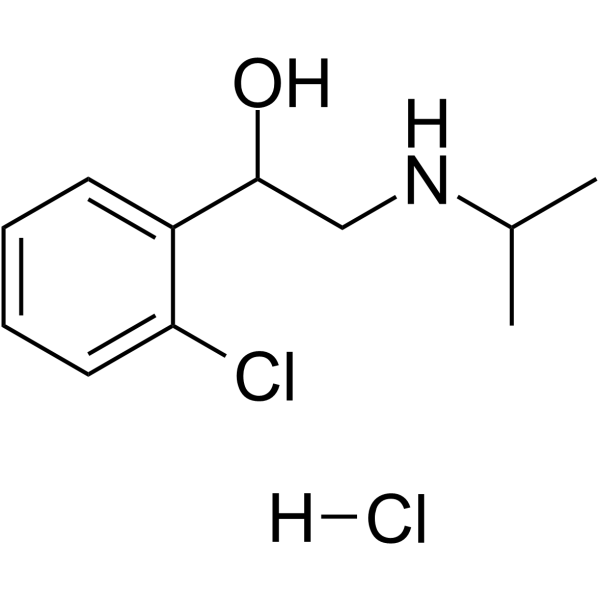Clorprenaline hydrochloride Chemical Structure