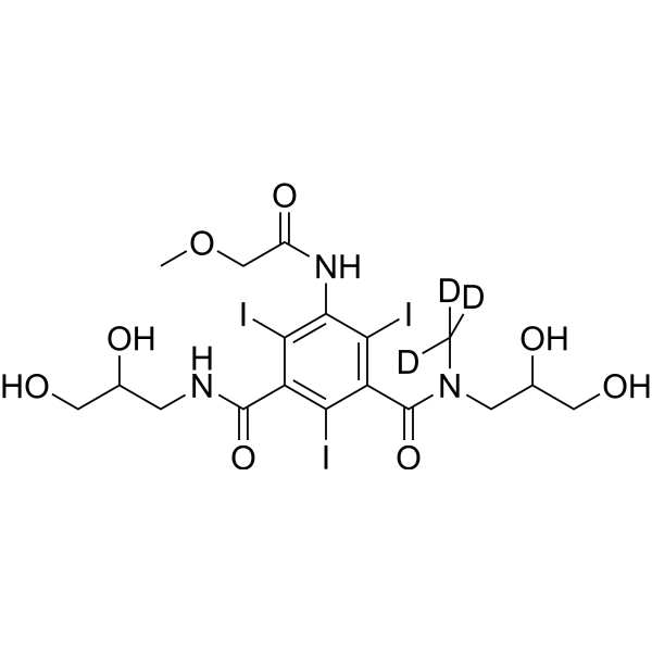 Iopromide-d3 Chemical Structure