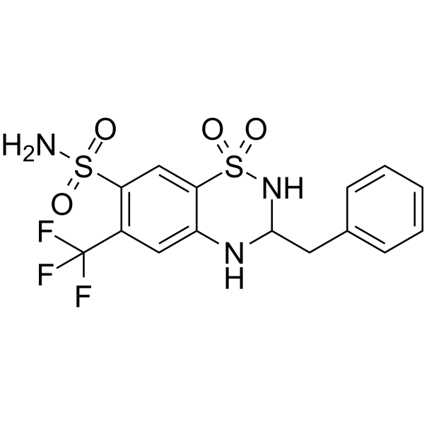 Bendroflumethiazide Chemical Structure